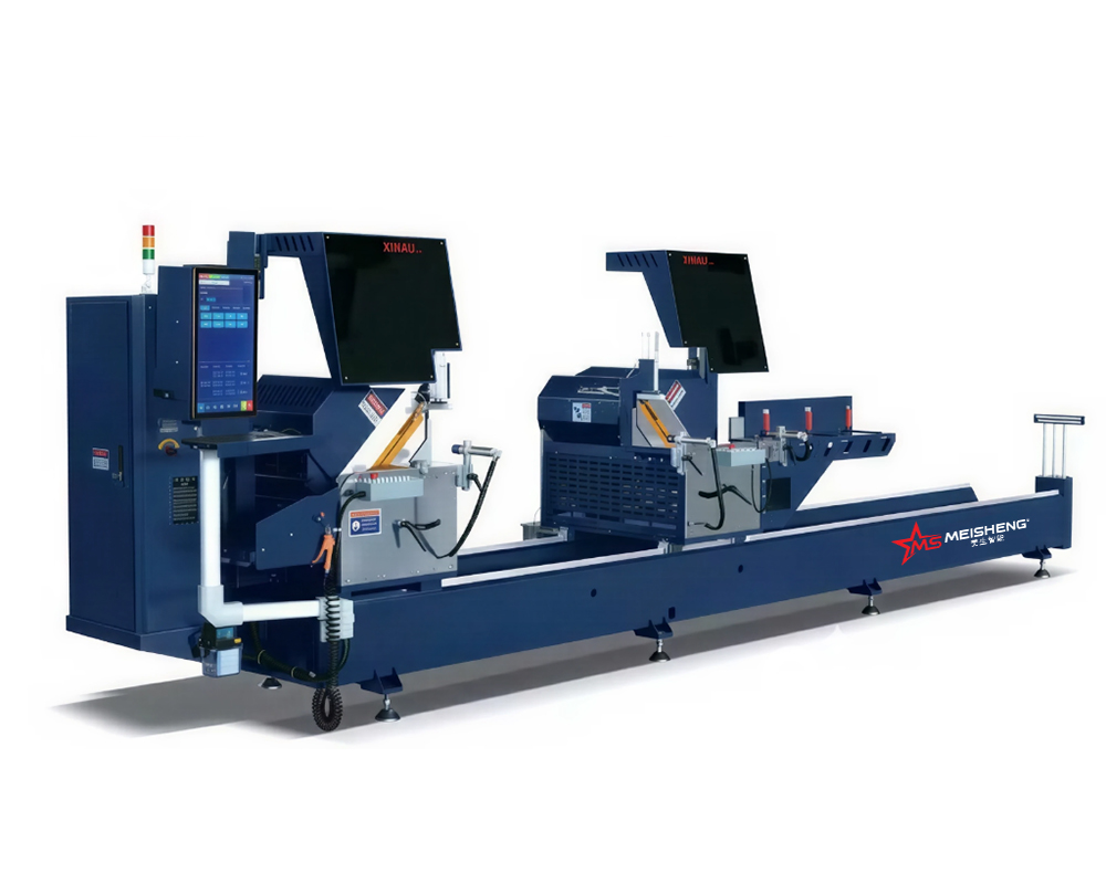 máy cắt nhôm 2 đầu cnc meisheng